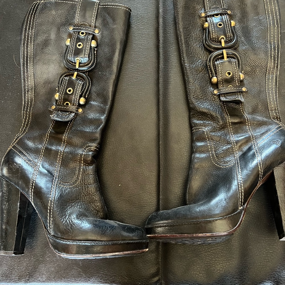 Frye heeled boots